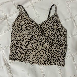 cheetah print tank top